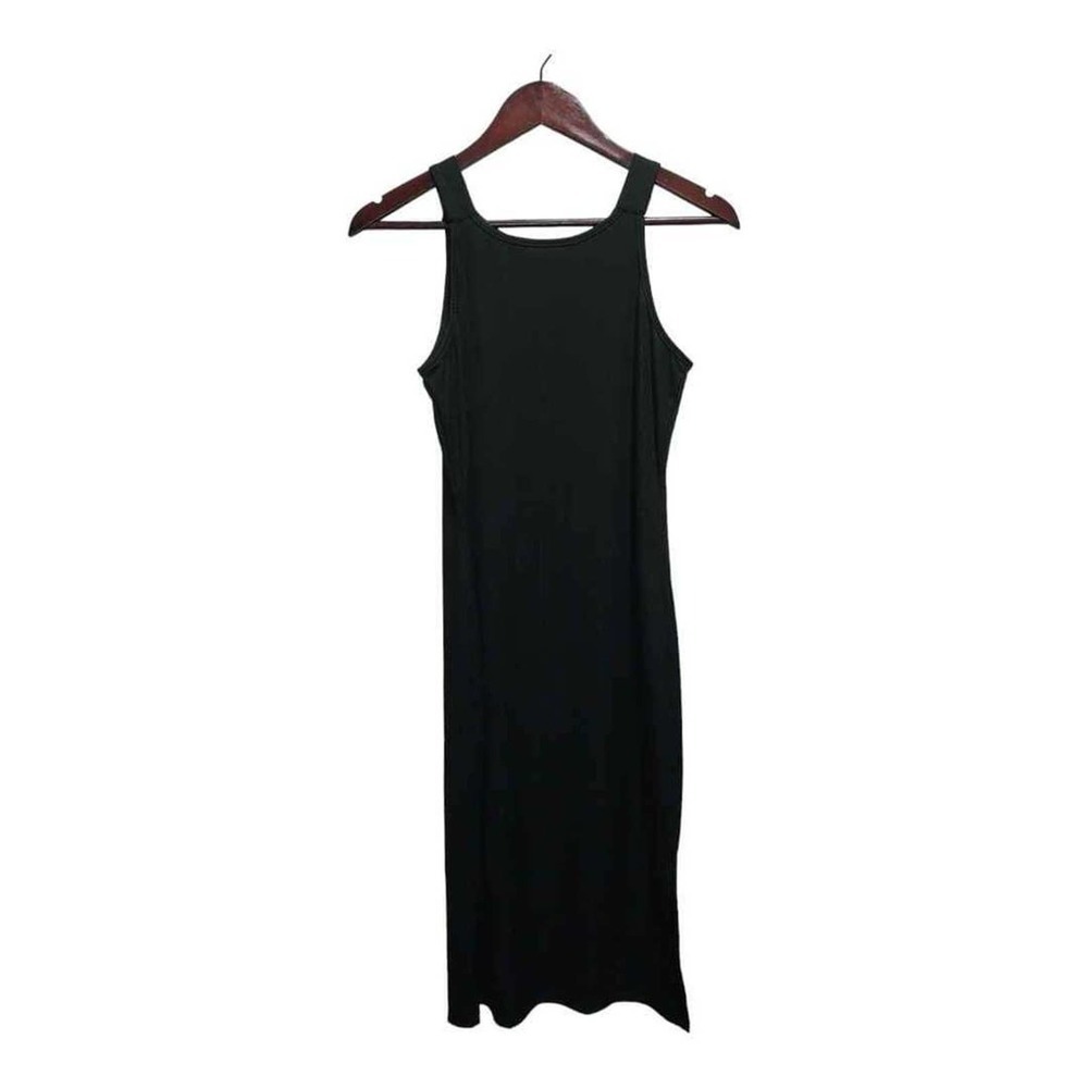 Sleeveless‎ Long black stretchy dress by Pink Lady.  Size Medium
